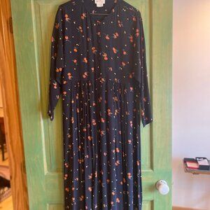 Chilli Pepper's womens black rayon dress size generous small